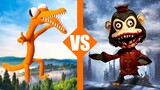 Giant Orange (Rainbow Friends) vs Giant Murder Monkey | SPORE