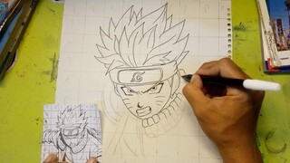 menggambar manga Naruto