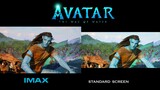AVATAR 2 THE WAY OF WATER : IMAX Screen Vs Standard Screen Trailer (4K ULTRA HD) 2022