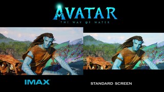 AVATAR 2 THE WAY OF WATER : IMAX Screen Vs Standard Screen Trailer (4K ULTRA HD) 2022