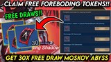 FREE DRAW 30X FOREBODING TOKENS IN NEW MOSKOV ABYSS SKIN EVENT! - MLBB