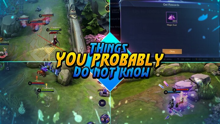 6 Things Only Pro Players Know | Mobile Legends New Tips & Tricks | Mobile Legends Bang Bang