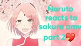||Naruto react to sakura amv|| [The Greatest](ft. Tsunade and Ino) (2/?) (Read the discripsion)