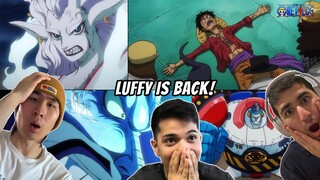 LUFFY IS BACK! | ONE PIECE EPISODE 1041 REACTION
