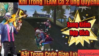 [FREE FIRE] Bật Team Code Gặp Ngay 2 Ông TFF QuyềnDz Và Cái Kết Song Kiếm Hợp Bí