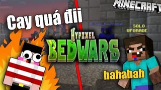 Khangg và Trận Chiến PVP siêu cay cú trong MINECRAFT BEDWARS HYPIXEL !!! - Khangg VN ( Minecraft )