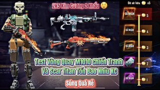 [Free Fire] Test Vòng Quay M1014 CHIẾN TRANH + SCAR TITAN, Bất Ngờ Vì Skin Ngon Vừa Mạnh Mà Lại Rẻ !
