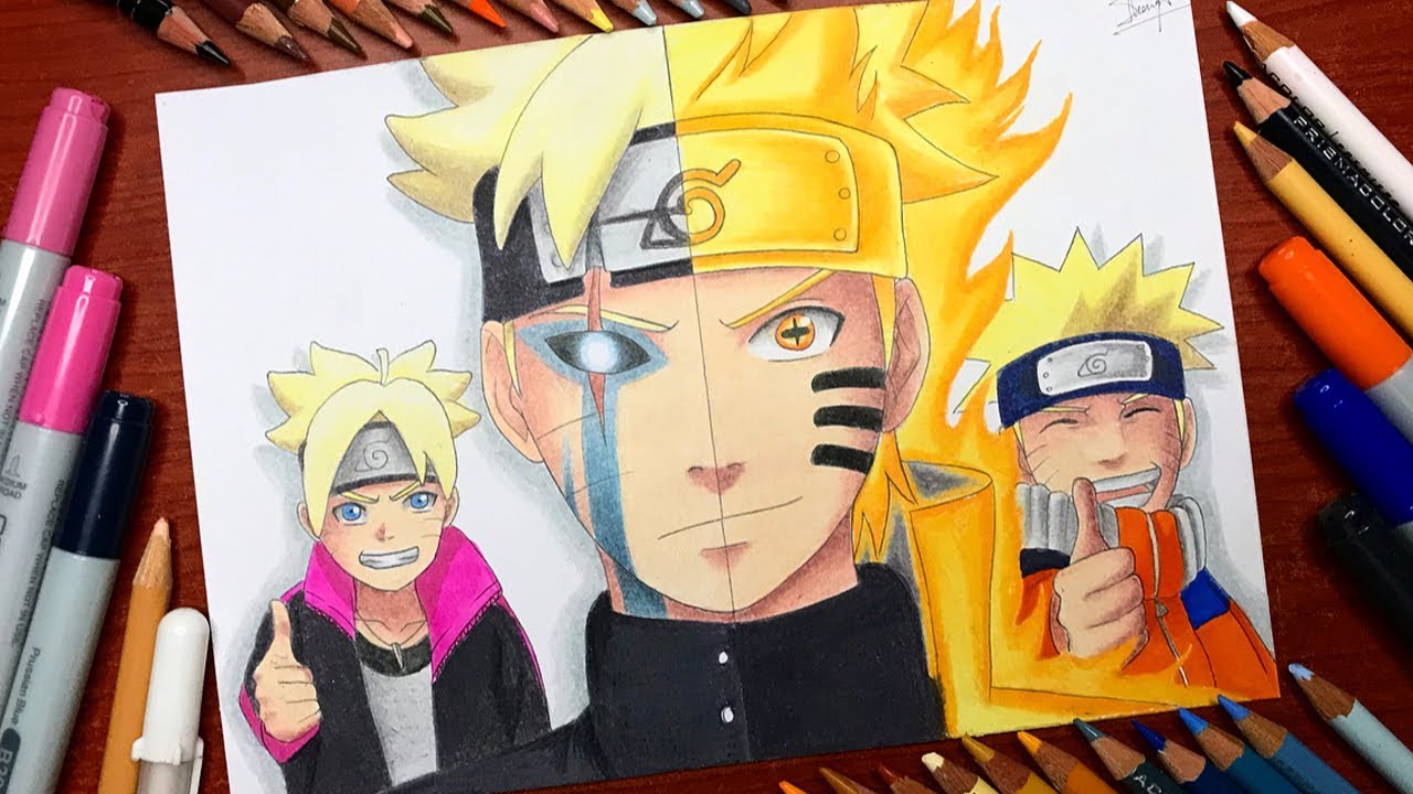 Speed Drawing - Naruto Uzumaki Chibi