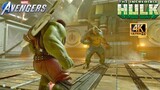 Hulk vs Abomination with Professor Hulk Outfit - Marvel's Avengers Game (4K 60FPS)