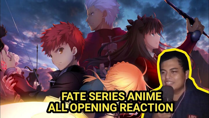 Fate Series All Opening Reaction (Anime)(Indonesia)(Reaksi) Bongol Pika #anime #reaction #wibu
