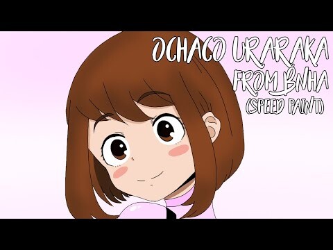 Ochaco Uraraka from BNHA (Speed Paint) | LilJustinGacha