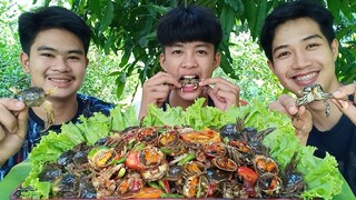 ตำปูแป้นไข่ ตำสดๆดิบๆ อร่อยเด็ดเผ็ดนัวสุดๆ มาแซ่บๆด้วยกันครับ