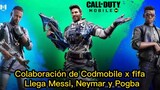 Nueva colaboracion de cod mobile x fifa y psg/ skin de messi, neymar y paul pogba/ temporada 10