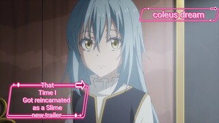 that time I got reincarnated as a slime [ coleus dream ] trailer 😁😁