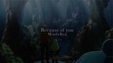 MindaRyn - Because of you (TV Anime "SAKUGAN" Inter Song) | Lyric Video