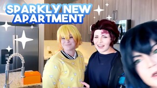 Unpacking Boxes and Bokksu | NEW APARTMENT TOUR [ Demon Slayer Cosplay ]