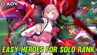 AOV : VIOLET DIMENSION BREAKER GAMEPLAY | Easy heroes for solo rank - ARENA OF VALOR