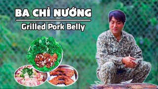 Ba Chỉ Nướng ( Grilled Pork Belly ) I Ẩm Thực Đồng Quê I NMT Food