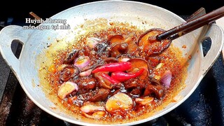 KHO QUẸT CHAY | cách làm nấm hương kho quẹt thơm ngon | món ngon tại nhà T801