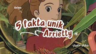 5 fakta unik tentang Arrietty dari "The Secret World of Arrietty"