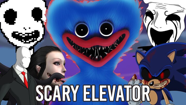 BISAKAH KITA BERTAHAN DARI PARA KILLER?  - POPPY PLAYTIME Scary Elevator