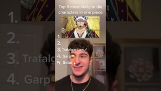 Top 5 most likely to die characters in One Piece😔 #shorts #anime #goat #onepiece #luffy #characters