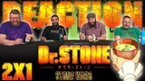 Dr. Stone 2x1 REACTION!! "Stone Wars Beginning"