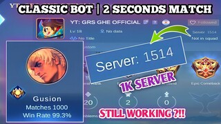 Classic Bot 2 Seconds Match | New Update TUTORIAL .. Still Working ?!