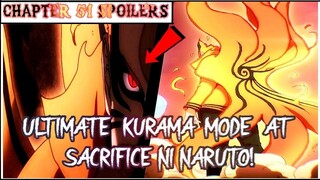 KATAPUSAN NI NARUTO! | NARUTO MAMAMATAY NGA BA? | NARUTO GOD MODE! | BORUTO CHAPTER 51 SPOILERS!