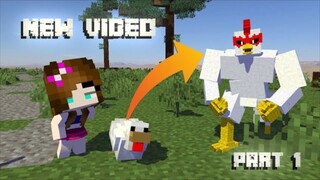 Chicken BUFF (Part 1) = Minecraft Animation