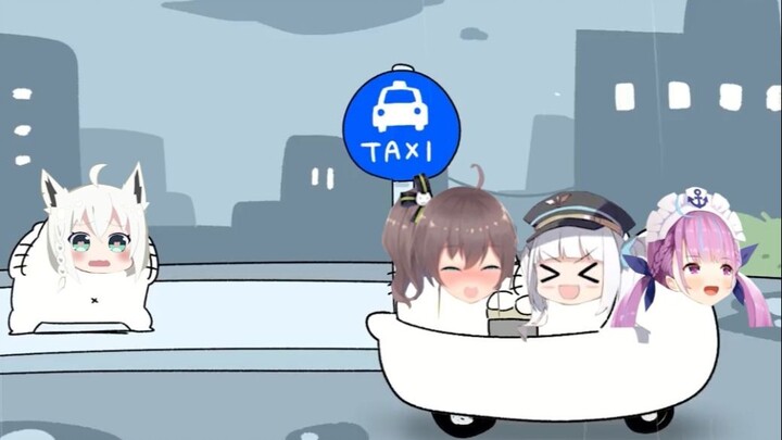 Ma Zili bắt taxi