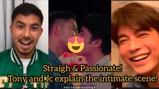 Tony Labrusca at Jc Alcantara nagulat sa pasabog na BTS ni Direk sa kanilang kissing scene?