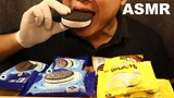 ASMR EATING OREO BISCUIT ICE CREAM VIRAL TIKTOK | MAGNUM COOKIES & CREAM | DURIAN MOCHI ICE CREAM