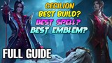 CECILION BEST BUILD, GUIDE | Celion best build for insane damage, defense | Mobile Legends