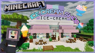 ✓Minecraft Cute ICE CREAM SHOP 🍧  | The girl miner