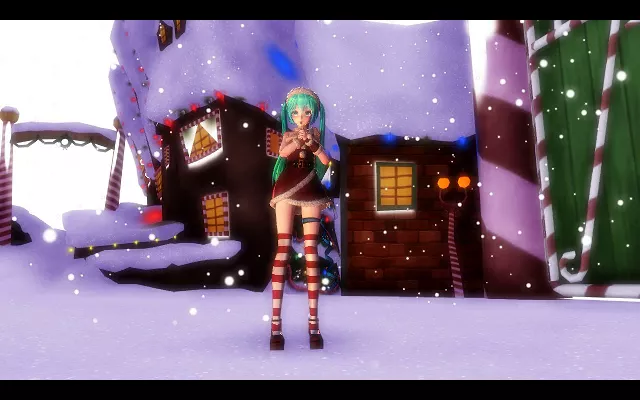 【MMD】Koisuru Fortune Cookie เวอร์ชั่นเต็ม - มิกุ 【สุขสันต์วันคริสต์มาส!!】