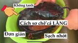 Cách sơ chế cá lăng cực đơn giản - Món ăn ngon Việt