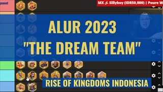 ALUR "THE DREAM TEAM" 2023 [ RISE OF KINGDOMS INDONESIA ]