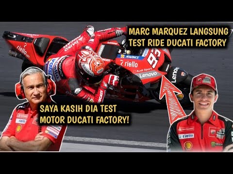 BRUTAL 🔴 MARC MARQUEZ DI KASIH DULUAN TEST DUCATI FACTORY 2025 || MOTOGP ASSEN BELANDA 2024