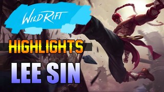 LEE SIN HIGHLIGHTS - WILD RIFT CLOSED BETA