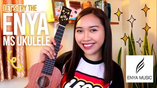 Enya MS Solid Mahogany Ukulele! (Unboxing, Test, & Review)