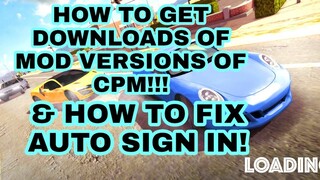 How to get the download of the mod versions! & how to fix auto sign in | Car Parking Multiplayer