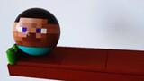 The ball animation plays the Minecraft theme song of "Minecraft"