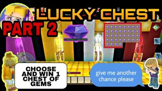 LUCKY CHEST PART 2 - CHOOSE COLOR AND WIN 1 CHEST OF GEMS IN SKY BLOCK (BlockMan Go:Blocky Mods)
