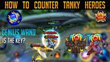 GUSION GAMEPLAY- How to DEAL with TANKY Heroes?! | High IQ Gameplay | MLBB