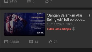 Sorry ya guysss kyknya gabakalan upload video² yg dari wtv,video ataupun Netflix lgi🙏