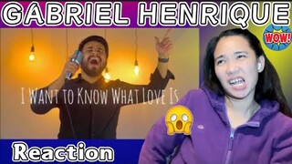 STUNNING!!! GABRIEL HENRIQUE I WANT TO KNOW WHAT LOVE IS reaction