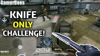 Knife only in legendary rank | Call of Duty Mobile | Legendary ranked highlights