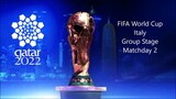 FIFA WORLD CUP 2022 QATAR GROUP STAGE MATCHDAY 2 : ITALY V DENMARK EFOOTBALL ESPORTS