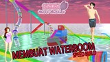 membuat WATERBOOM pantai waterpark di Sakura School Simulator Indonesia